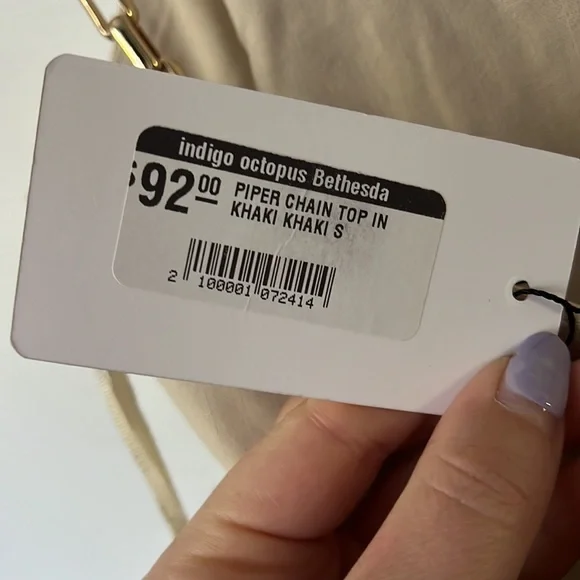 Linen crop top - Picture 4 of 4